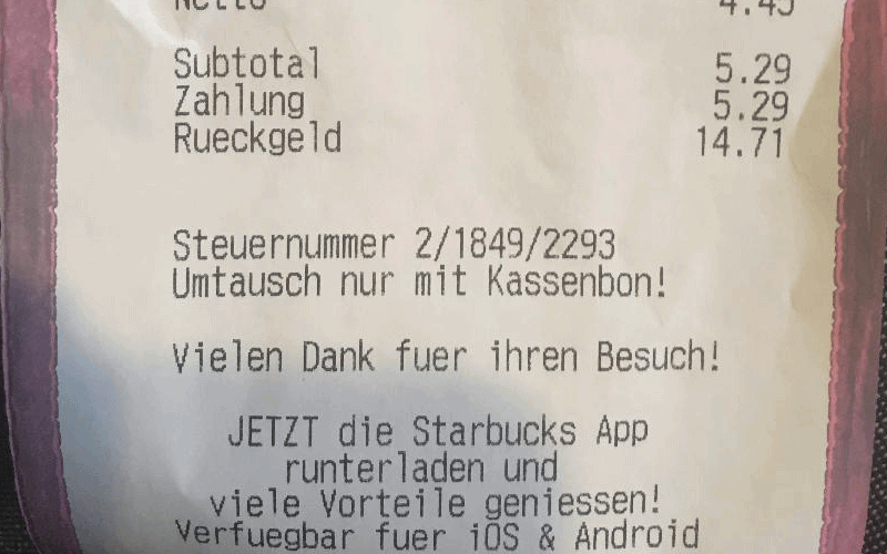 Starbucks (SehrText-A2)